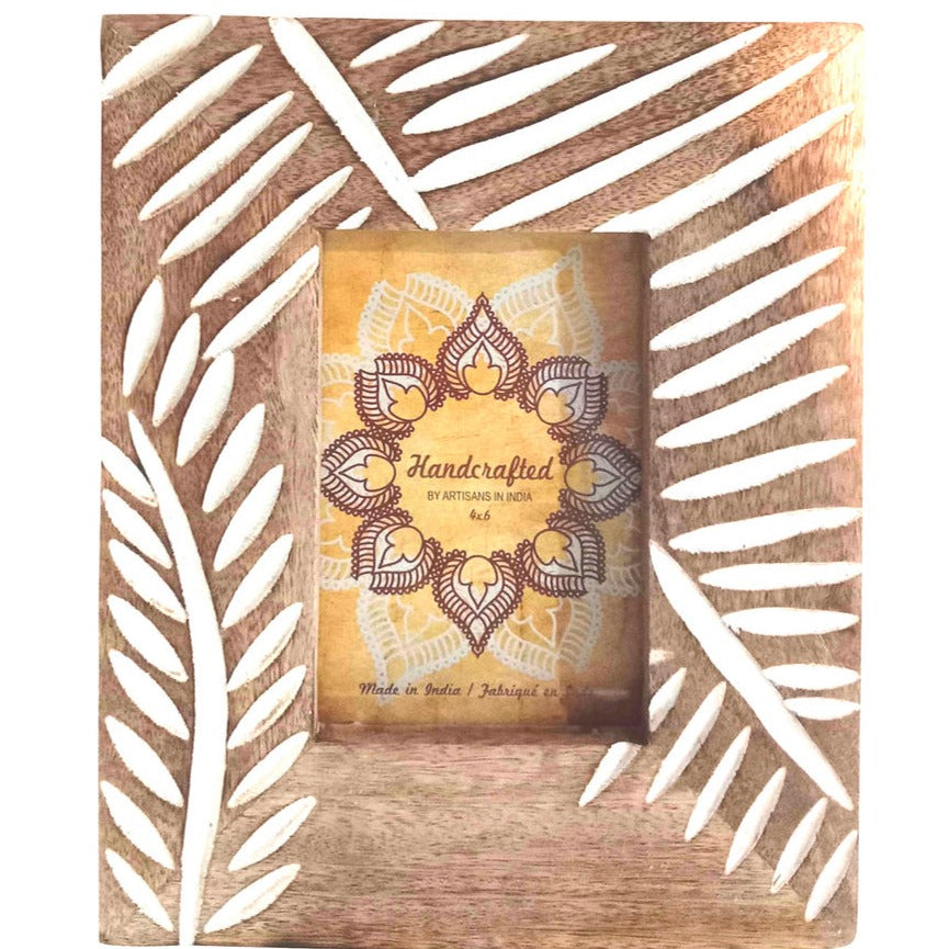 Palm Design Wooden Frame