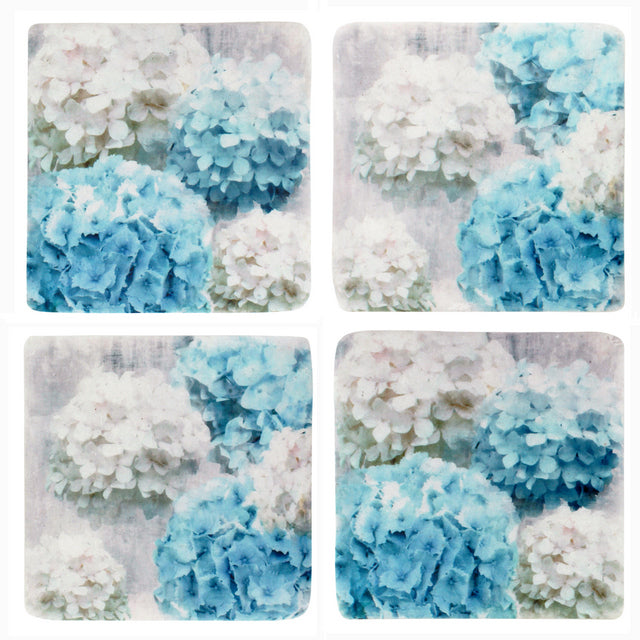 Hydrangea Resin Coasters