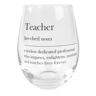 Teacher Wine Glass