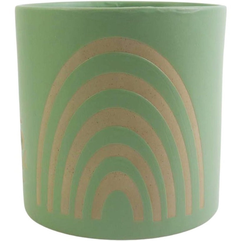 Shae Rainbow Planter | Green
