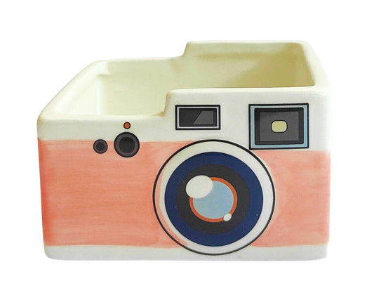 Retro Camera Planter | Pink