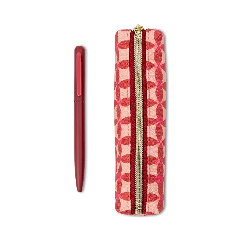 Pen + Pouch Set | Pinwheel Pink