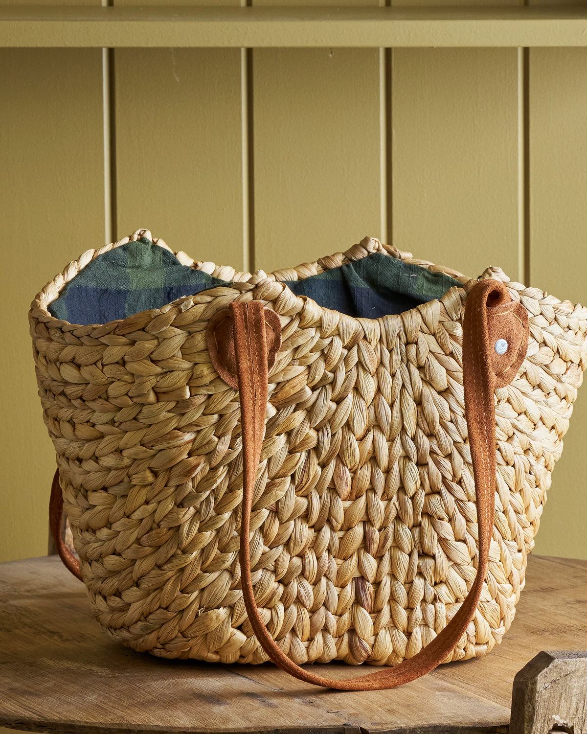 Market Lane Basket | Tartan