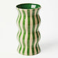 Palma Vase | Green Stripe