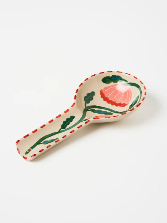Bloomie Spoon Rest | Pink Flower