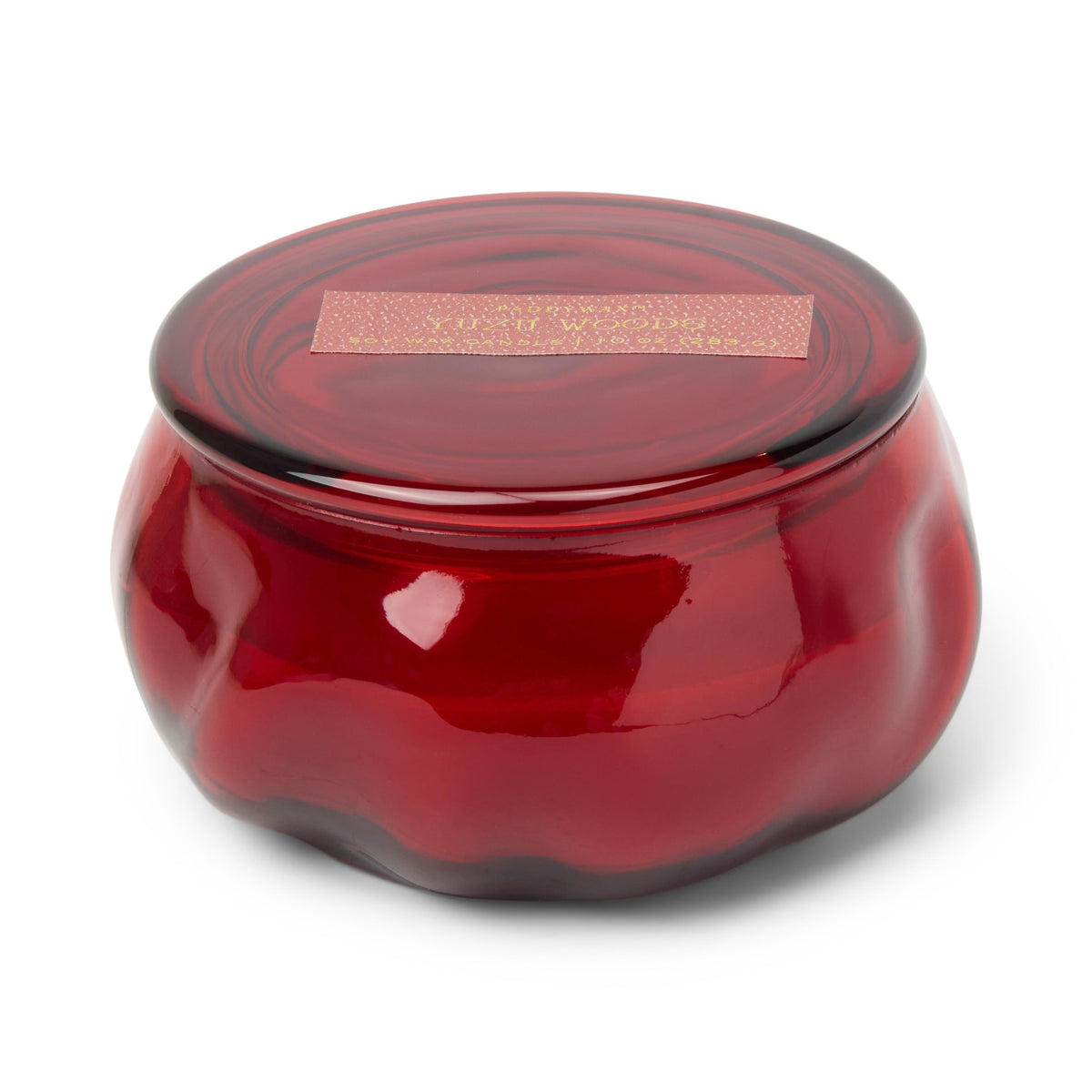 Basalt Glass Candle - Red 10oz