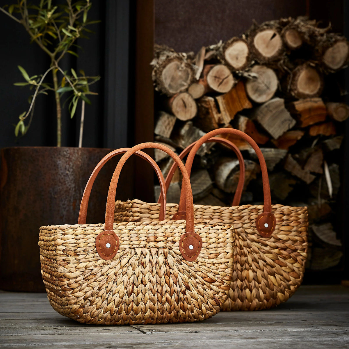 Harvest Basket | Suede