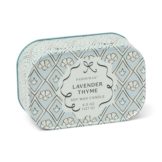 Cherie Candle | Blue & White
