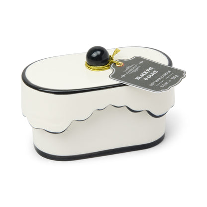 Cherie Candle | Black & Grey
