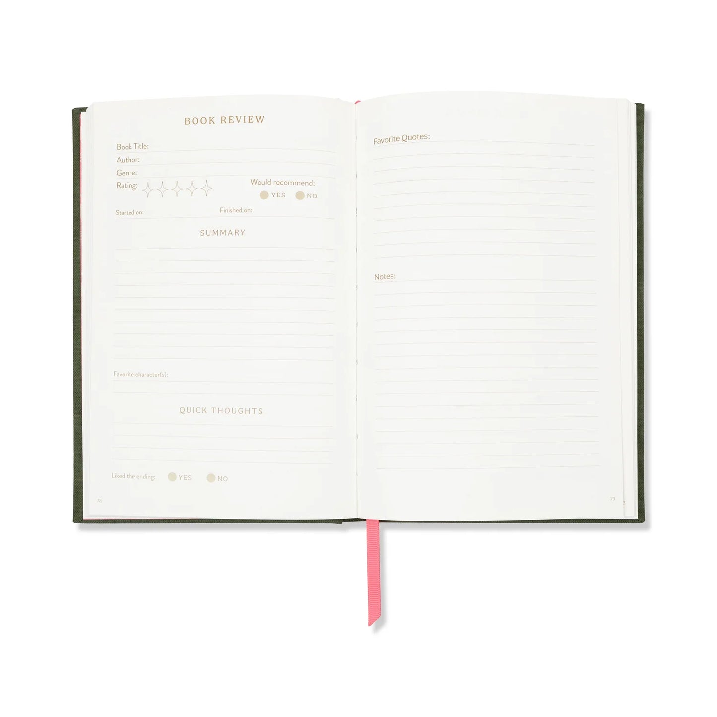 Self Help Reading Journal | What Happens in Book Club