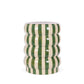 Verdant Striped Stool
