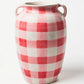 Fresco Check Vase