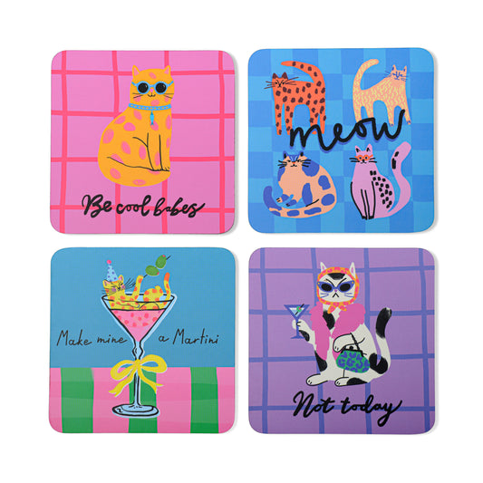 Set of Coasters | Cats