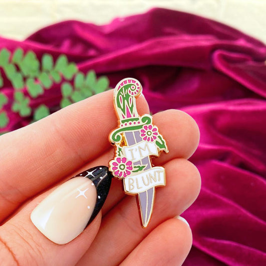 I'm Blunt Lapel Pin