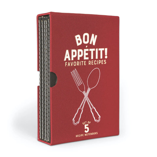 Bon Apettit Recipe Notebook Set