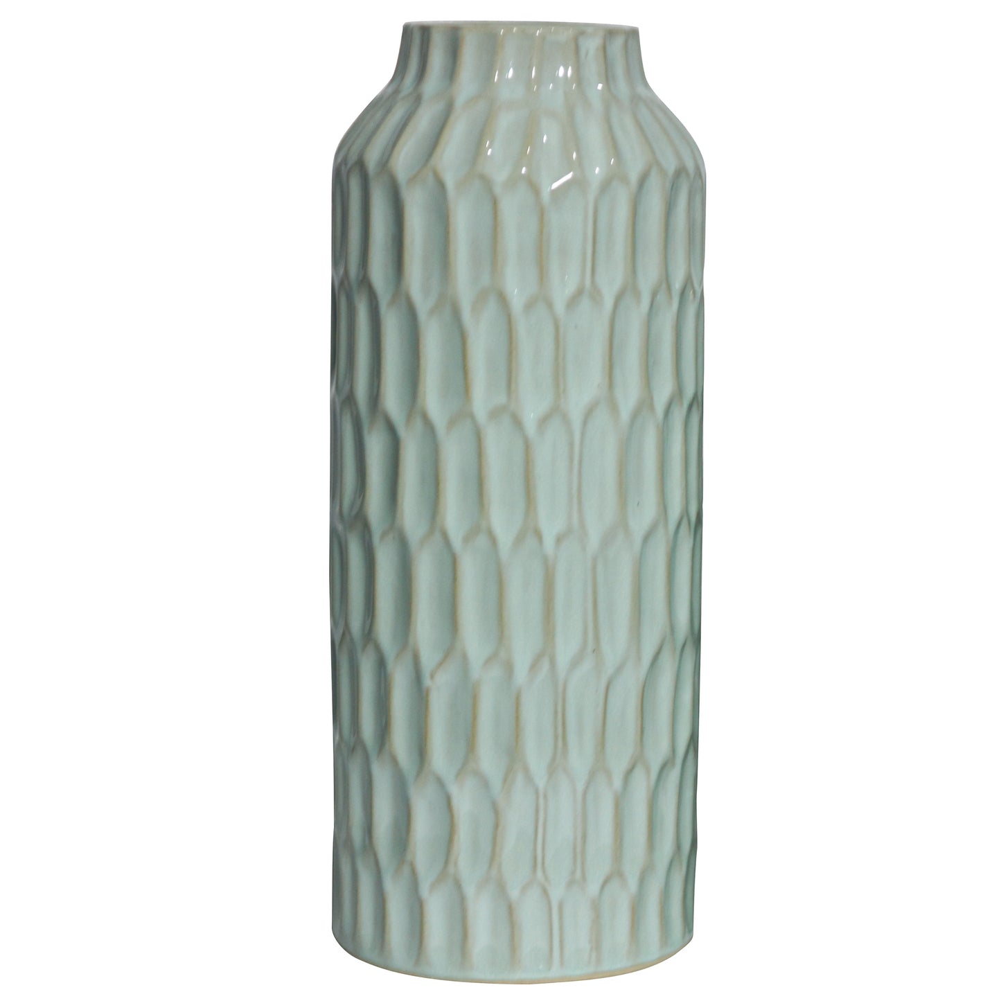 Honeycomb Haven Vase | Blue