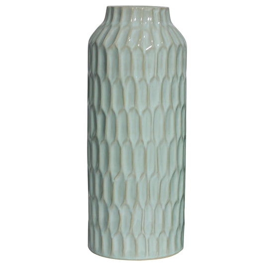 Honeycomb Haven Vase | Blue