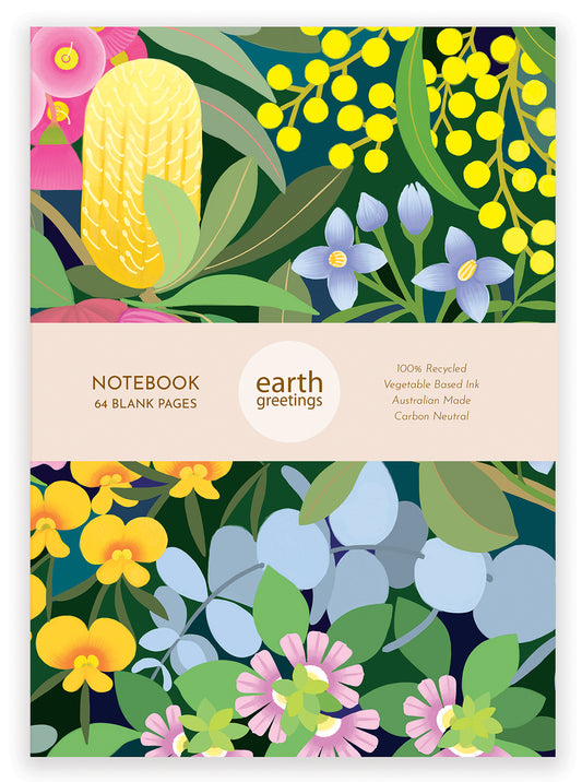 A5 Notebook Blank | Where Flowers Bloom