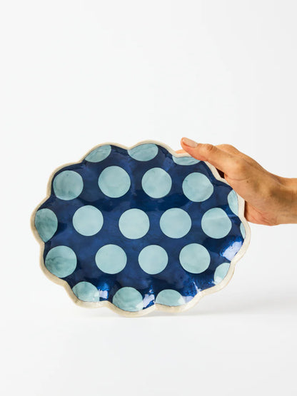 Paradis Tray | Scallop Navy