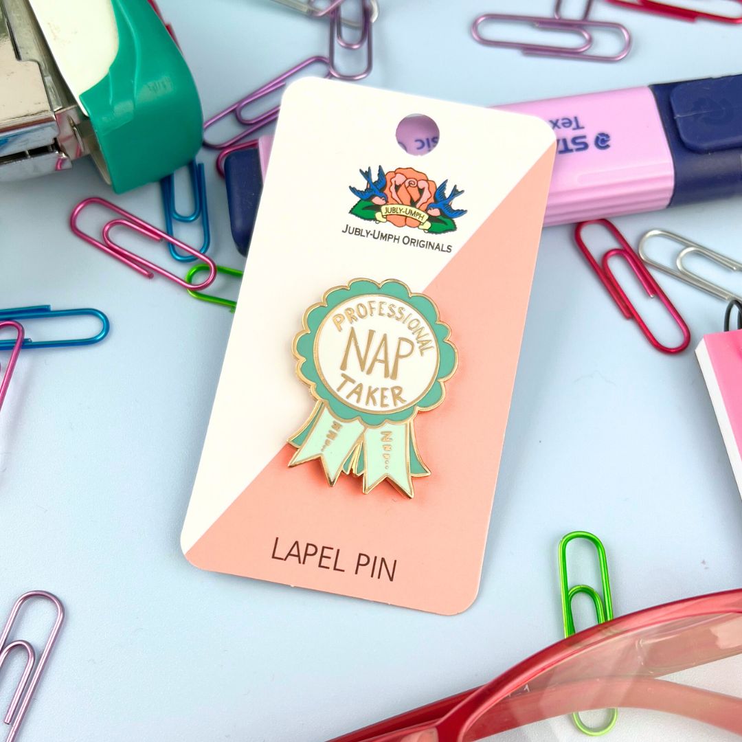 Professional Nap Taker Lapel Pin