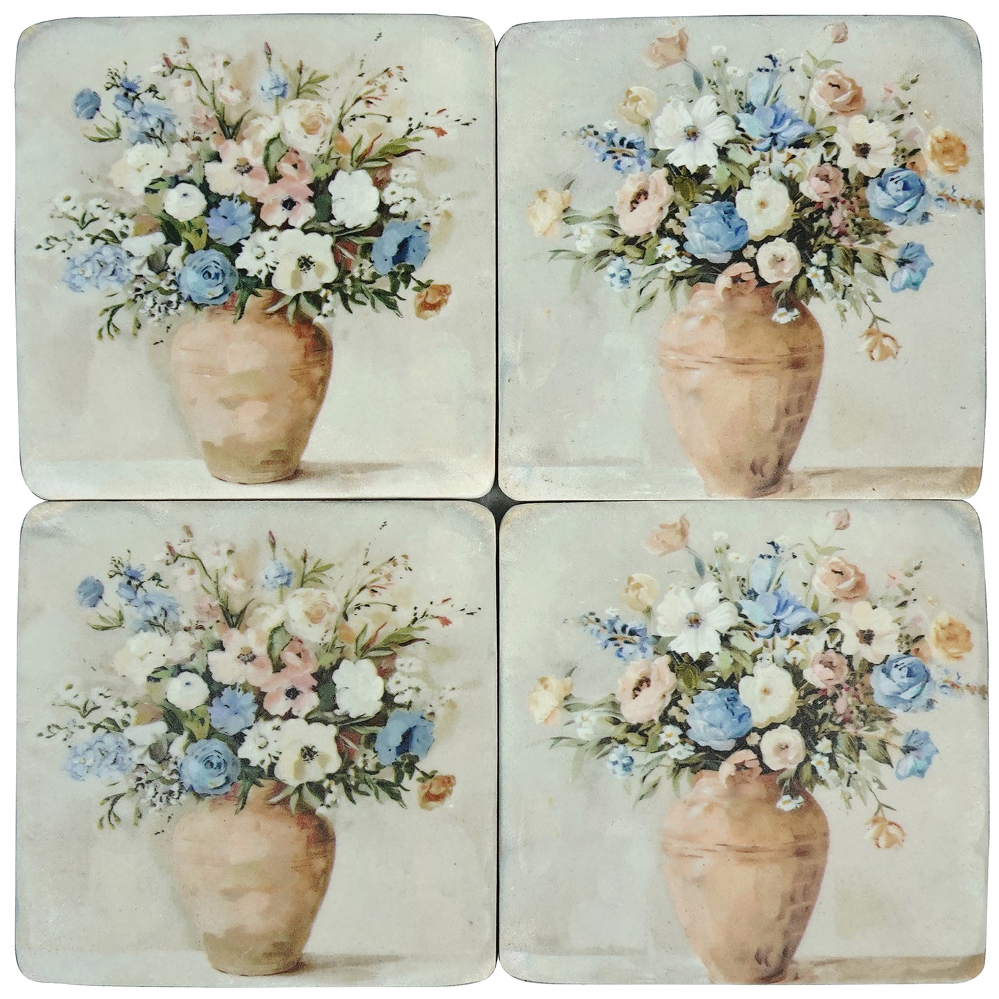 Vase of Spades Resin Coaster