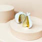 Sliced Apple & Pear Set | White, Gold