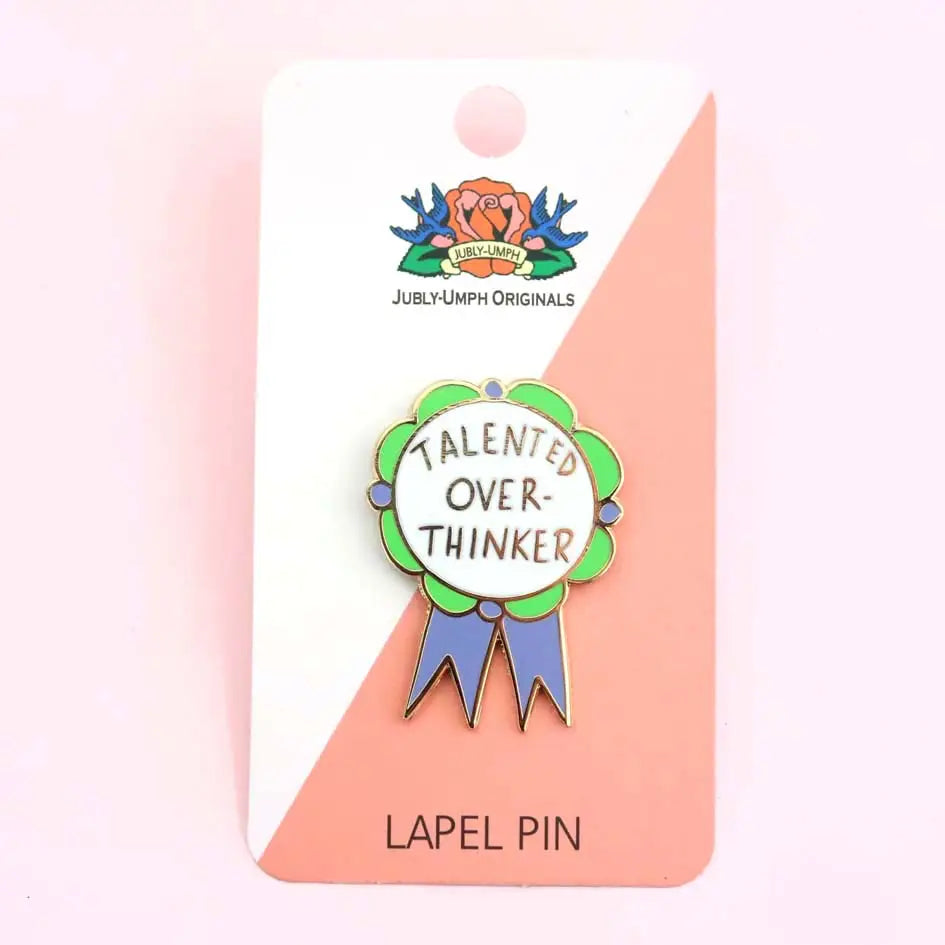 Talented Overthinker Lapel Pin