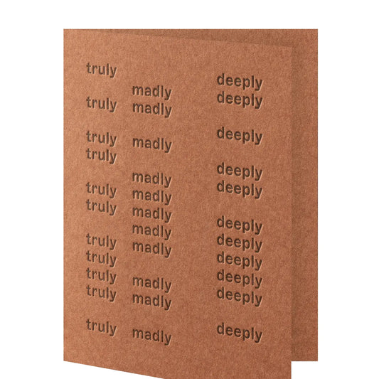 Truly Madly Deeply