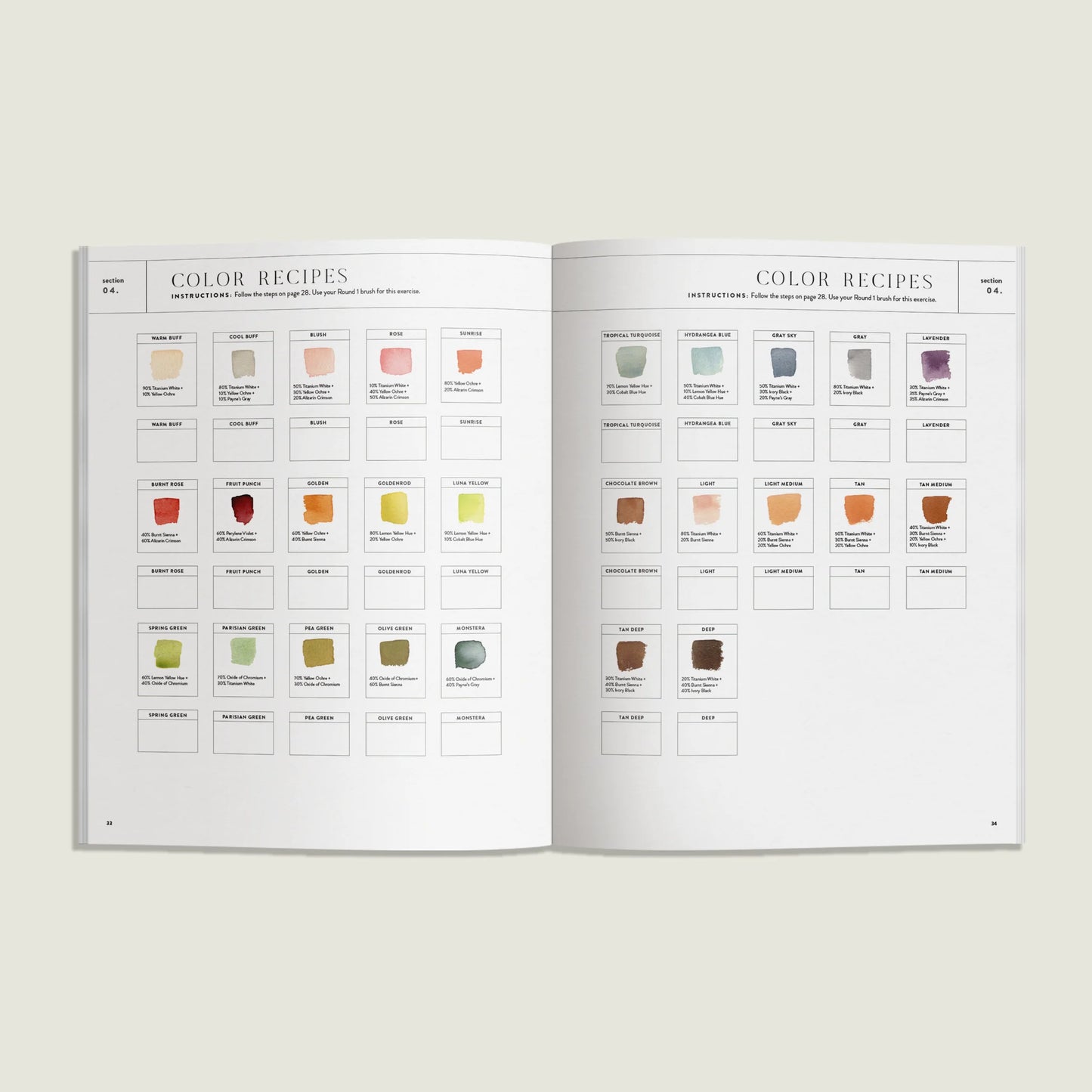 Café in Bloom | Watercolour Workbook