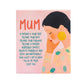 Billie Ceramic Verse | Mum