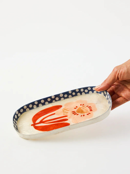 Paradis Tray | Pink Flower