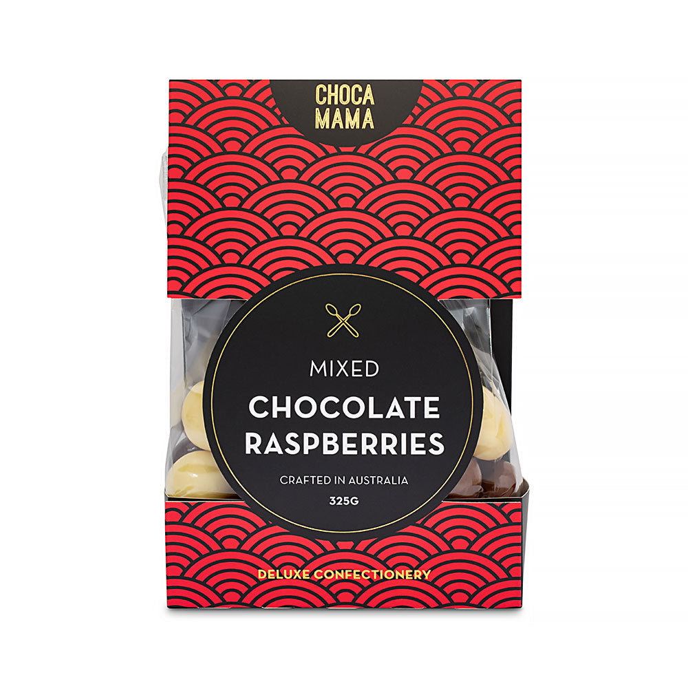 Mixed Chocolate Raspberries Gift Box