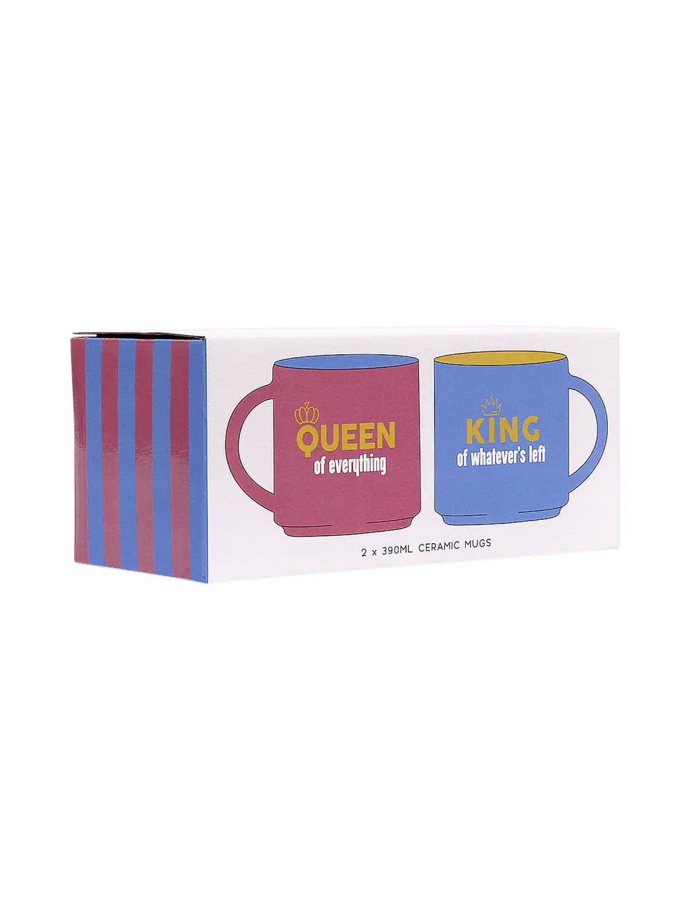 Cheeky King + Queen Mug Set