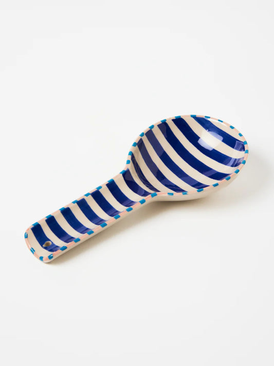Bloomie Spoon Rest | Blue Stripe