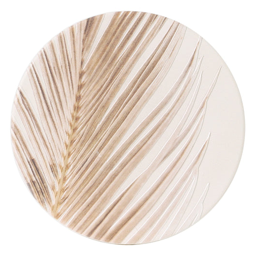 Coast Dry Palm Ceramic Coaster