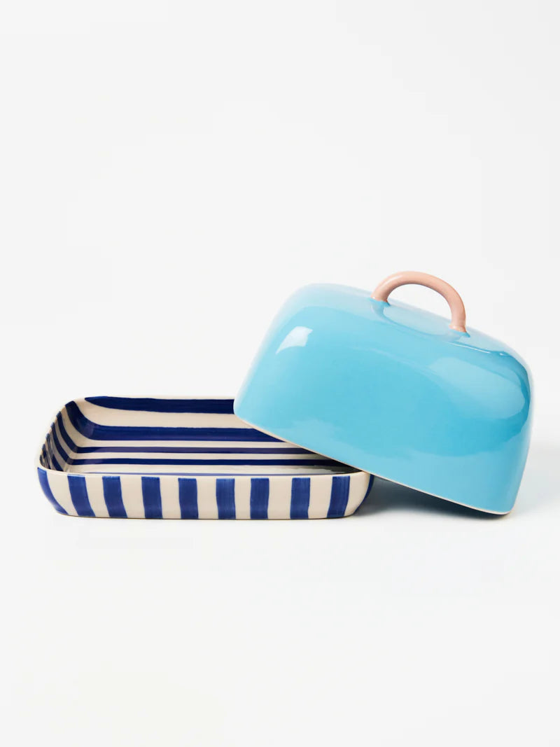Bloomie Butter Dish | Blue
