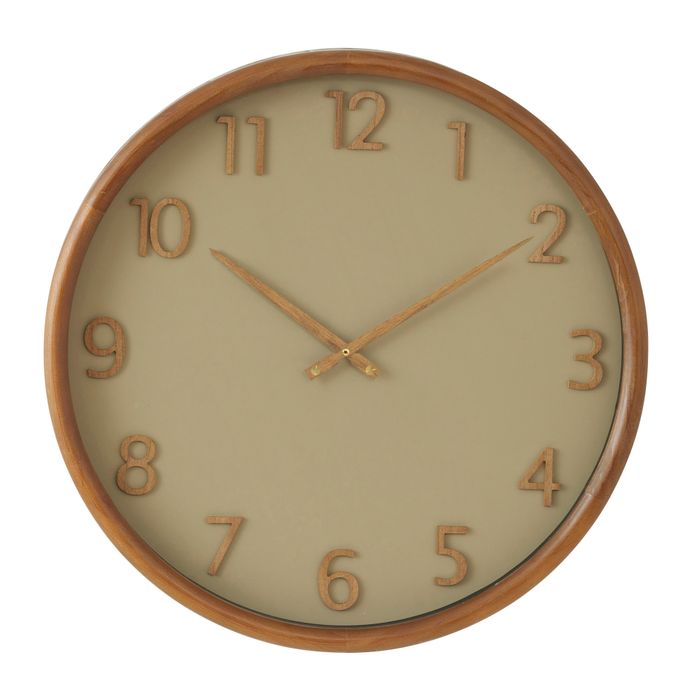 Parker walnut and olive wood clock