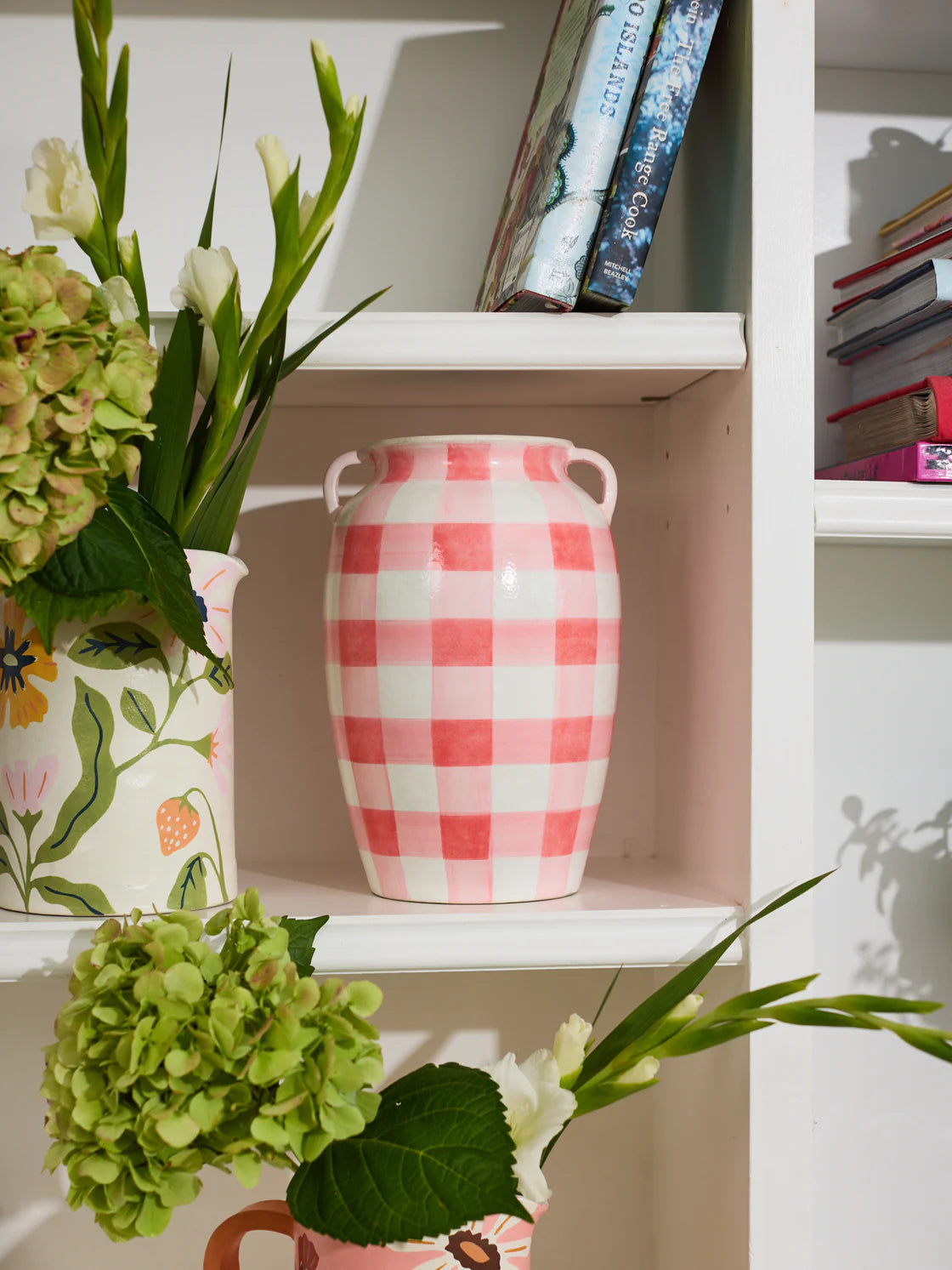 Fresco Check Vase