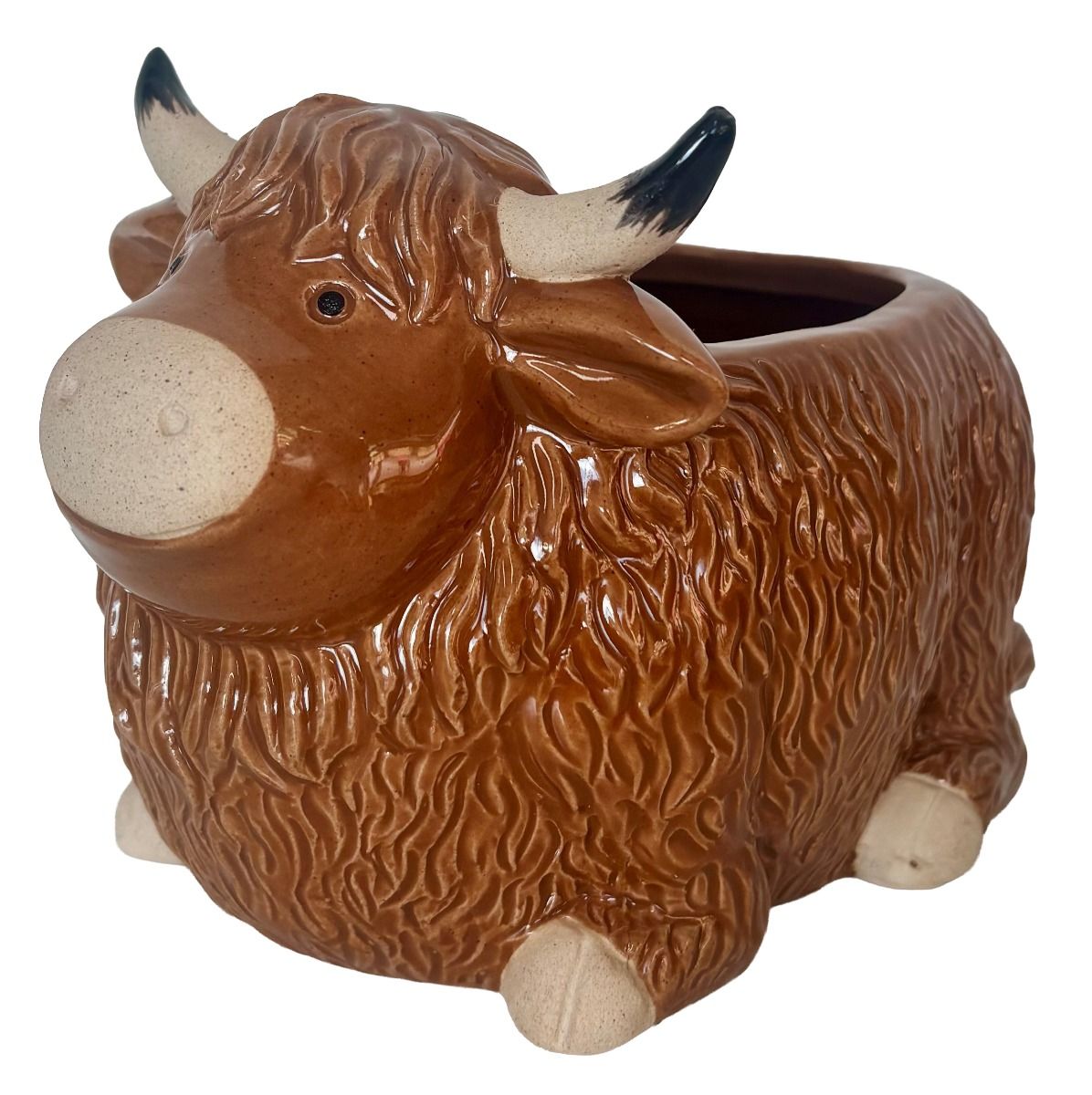 Highland Cow planter