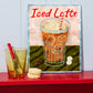 Barista Wall Art | Iced Latte