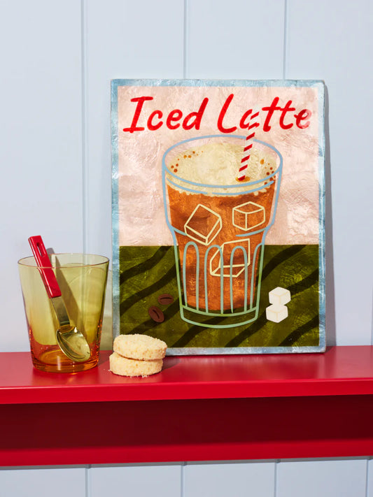 Barista Wall Art | Iced Latte