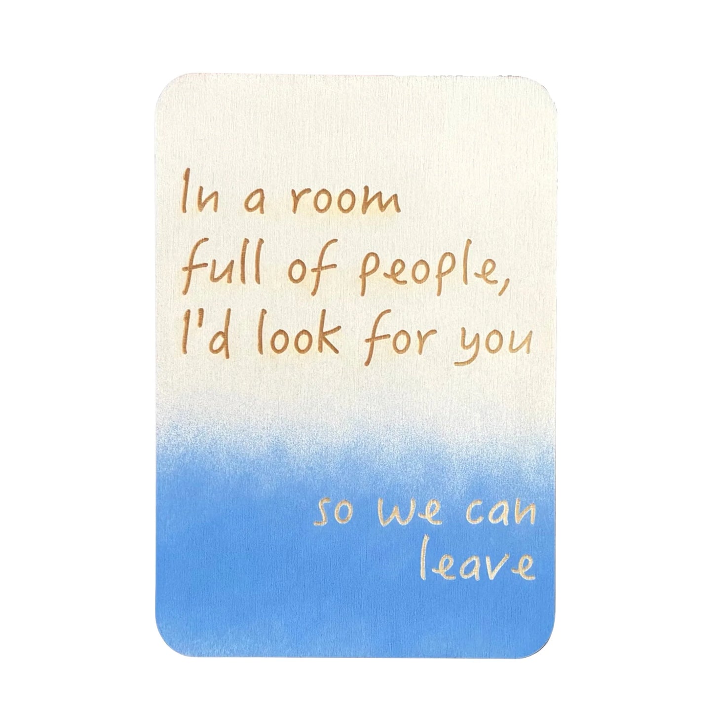 In A Room Full of People