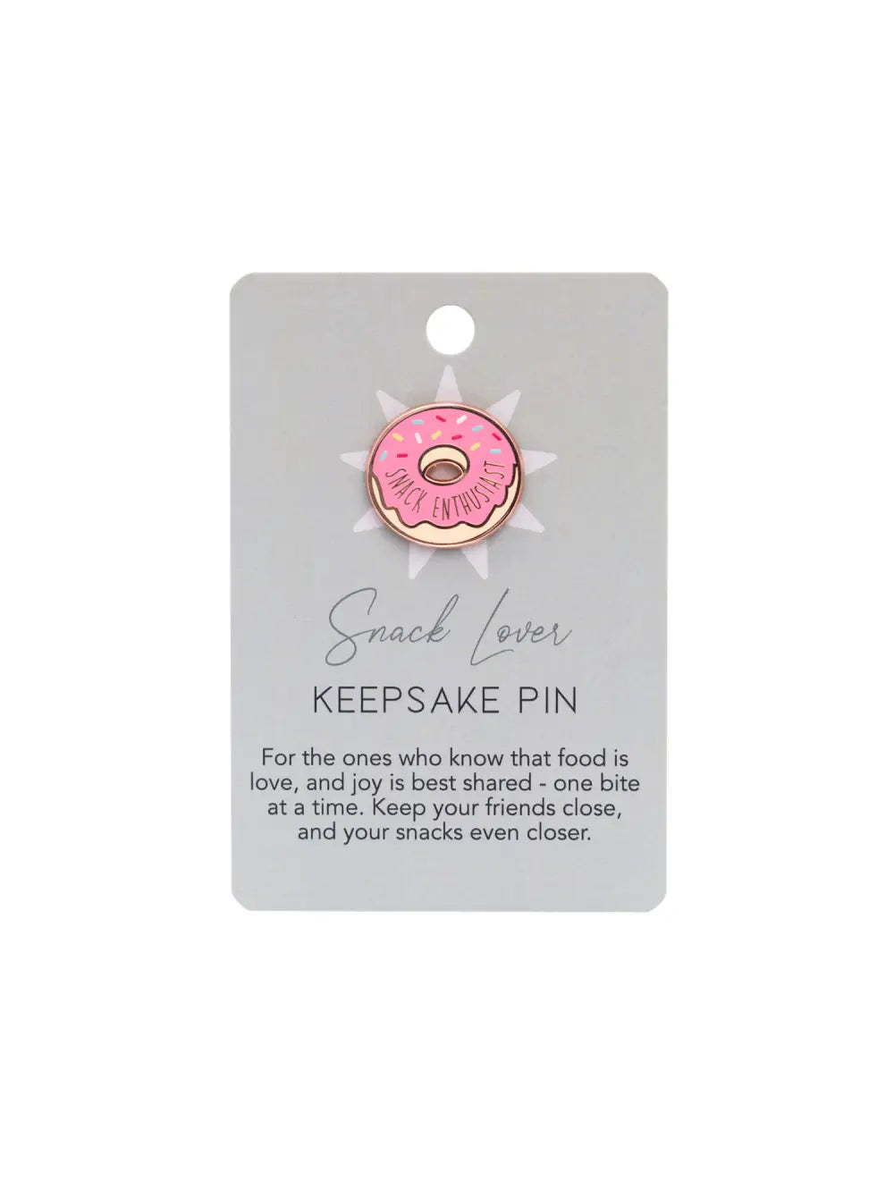 Keepsake Pin | Snack Lover