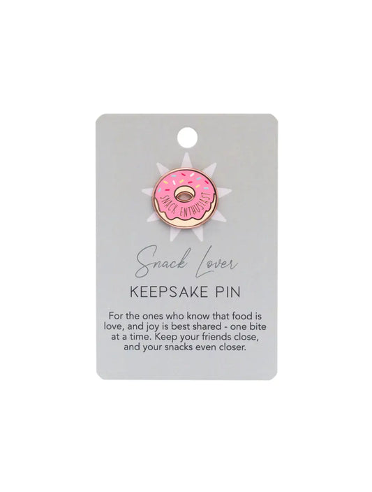 Keepsake Pin | Snack Lover