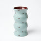 Palma Vase | Blue Brown Dotty