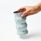 Palma Vase | Blue Brown Dotty