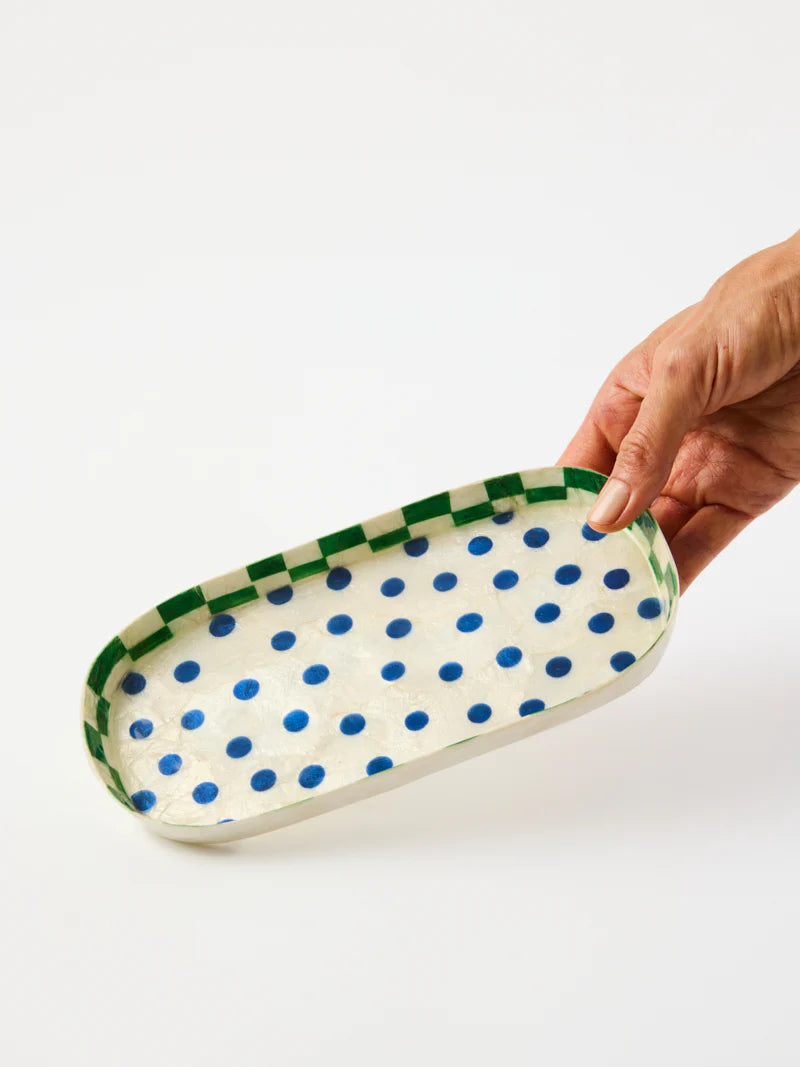 Paradis Tray | Blue Dots