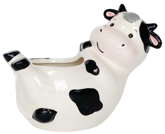 Reclining Cow Planter