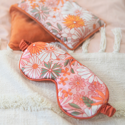 Wellness Retro Floral Eye Mask