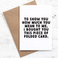 To show you